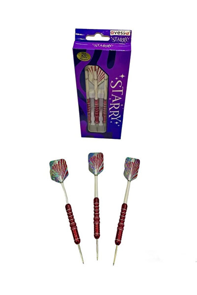 AVESSA Profesyonel Çelik Dart Oku 3’lü Set - 20 Gram ve 21 Gram Seçenekleri - Dayanıklı Çelik Uç - Dengeli
