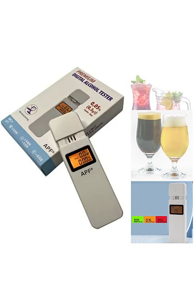FİAPFO Professional Non-Contact Breath Alcohol Tester – Fast Response, High Accuracy