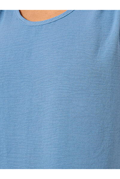 Styli Solid Lace Insert Sleeveless Top and Wide Leg Pants Co-Ords