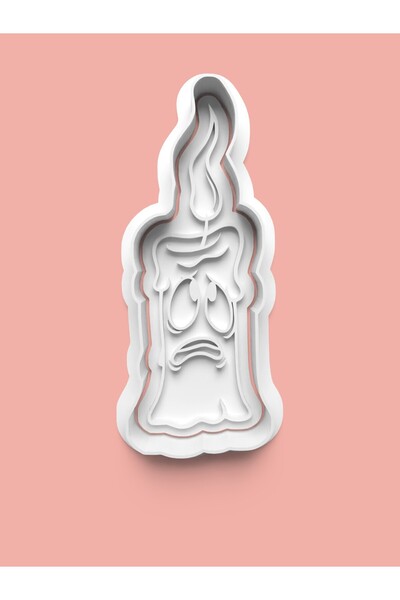 AKTASTORE Candle Figure Cookie Mold and Sugar Dough Mold