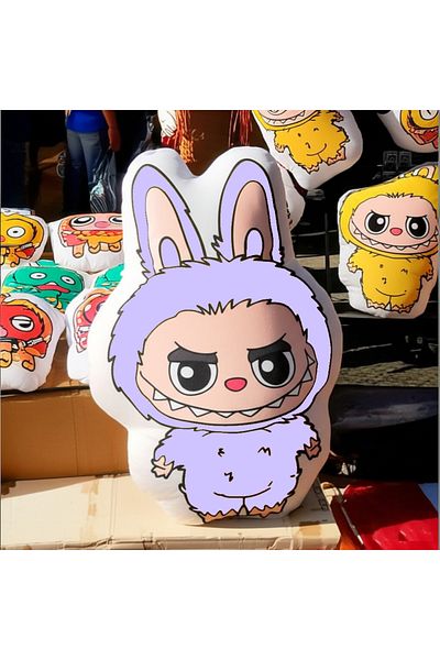 Hediye Deposu Labubu Shaped Character Pillow Toy