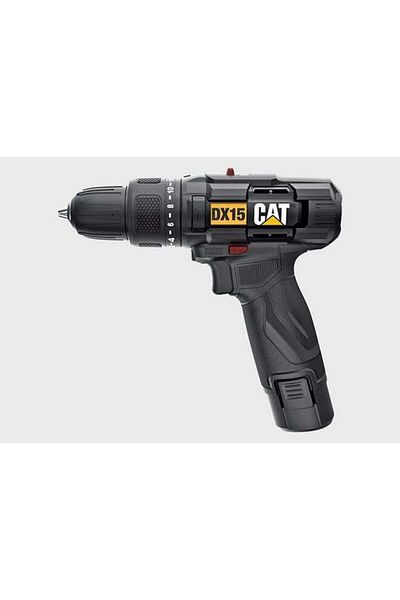 Caterpillar CAT DX15 12volt/2.0Ah Li-ion Professional Rechargeable Hammer Impact Drill
