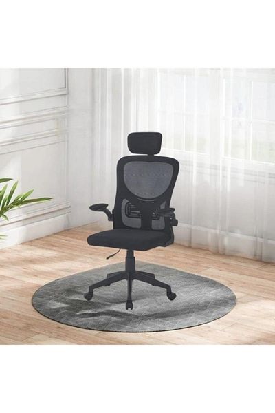 DEC4 Comfortable office chair with mesh back and comfortable headrest