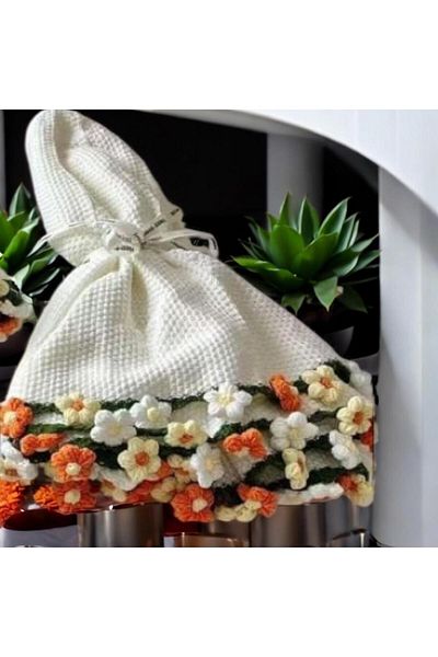 Charme Elegant pătură buchet tricotată manual