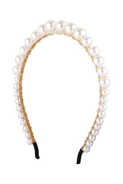 huitich Elegant Headband Hair Accessory for Girls White