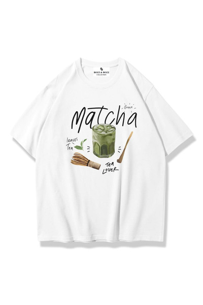 Bozz&Bozz Collection تي شيرت ماتشا كبير الحجم للجنسين
