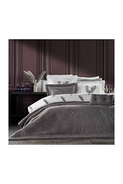 ZEBRACASA Zebra Casa Palmira Bedding Set Anthracite