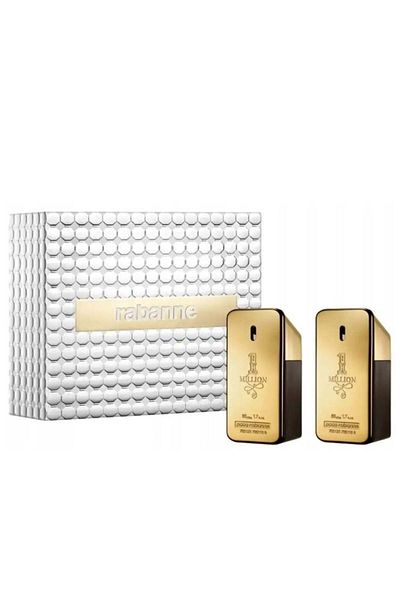 Paco Rabanne 1 Million Gift Set, Men, Eau De Toilette, 2 X 50 ml