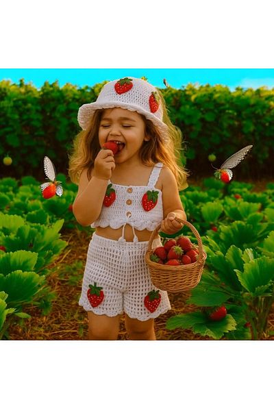 Charme Elegant Hand Knitted Children's Suit
