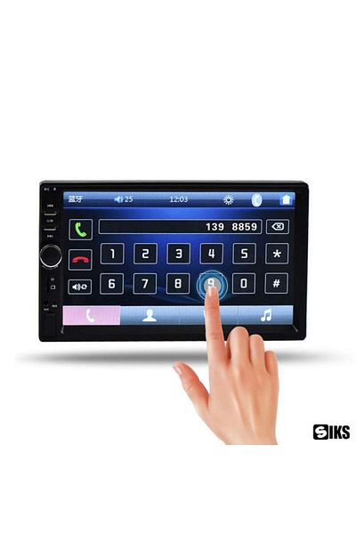 SIKS Player auto cu navigație MirrorLink, mp5, SIKS, cadru, suporturi de montare, ecran tactil, Bluetooth