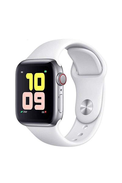 SIKS White smart watch, Call/SMS/Social Media Notifications, physical activity monitoring