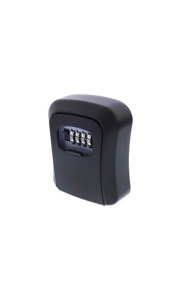 SIKS Mini seif metalic cu combinație, pentru depozitarea cheilor, cutie metalică pentru chei, combinație mecanică