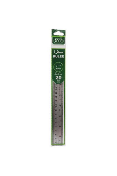 Roco Ruler 8" (20cm) Stainless Steel