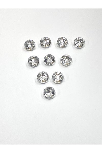 karantuhafiye Blouse Button / Plastic Stone Appearance Button with Hole from the Bottom / 2919 / 10 Pieces / Model 5