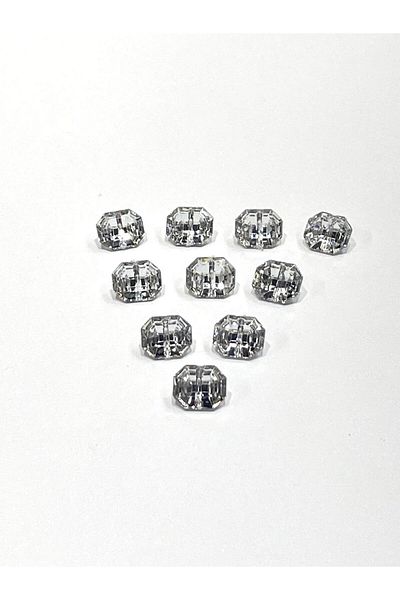 karantuhafiye Blouse Button / Plastic Stone Appearance Button with Hole from the Bottom / 2919 / 10 Pieces / Model 2