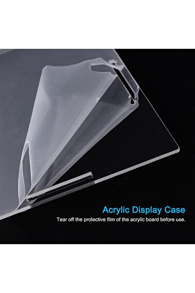 Generic Acrylic Display Case Box Clear Dustproof Protection Showcase 41x21x41cm for Collectibles Display