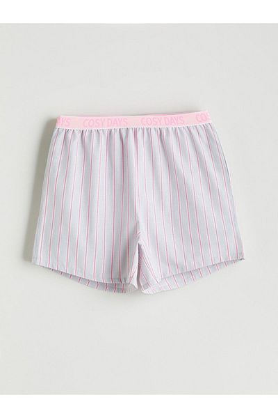 LC Waikiki Nou sezon, cu talie elastică, cu dungi, pijamale pentru femei - S5GT07Z8