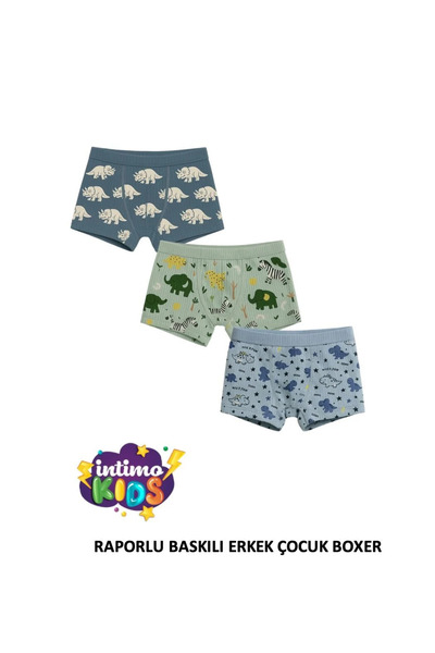 CUBBUX boxeri băieți din bumbac 3 buc