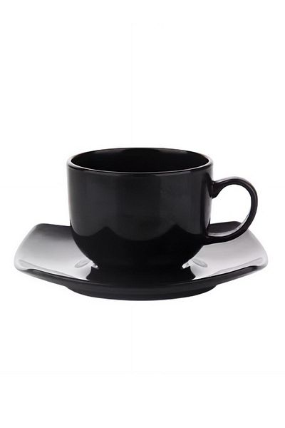 WERONY Luminarc Tempered 6 Pcs Tea Cup Set, 12 Pieces, 220ml