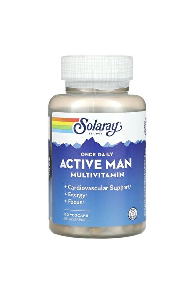 Solaray فيتامينات متعددة يومية للرجال النشطين، 90 كبسولة نباتية، دعم