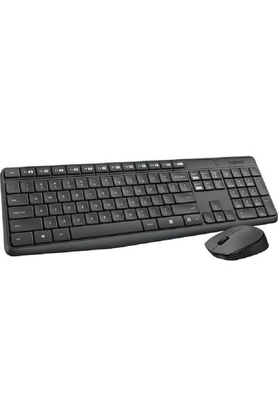 logitech سطح المكتب (لوحة المفاتيح والفأرة) لاسلكي (تردد لاسلكي 2.4 جيجاهرتز) لأجهزة الكمبيوتر المحمولة/المكتبية/أجهزة سطح المكتب المخصصة للألعاب