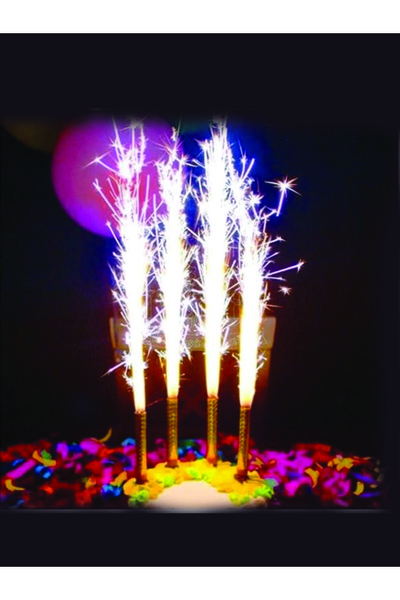 MARAH TOYS مجموعة شموع عيد ميلاد متلألئة - شموع شرارة الألعاب النارية مكونة من 6 قطع