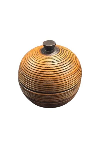 Generic علبة تقديم خشبية أنيقة – تصميم عصري للمكسرات والوجبات الخفيفة (15×11×15 سم) | وزن 300 جرام