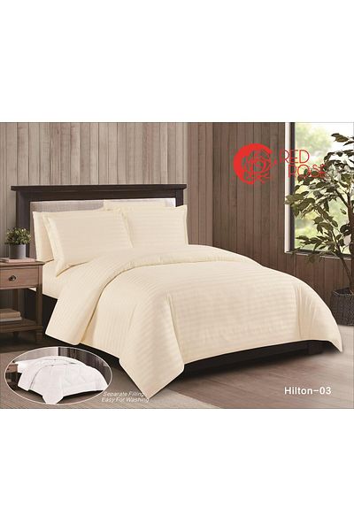 Red Rose Redrose Hotel Single Inflatable Duvet Set, Movable Filling, High Quality, Size 170 x 230 cm