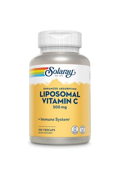 Solaray Liposomal Vitamin C, 500 mg, 100 Veggie Capsules