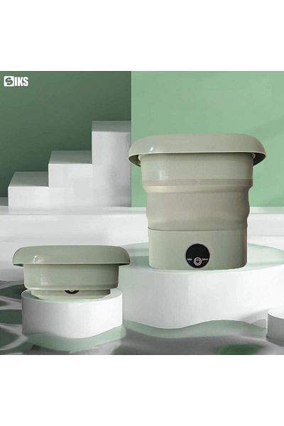 SIKS Mini Washing Machine, Portable And Foldable, 1 Washing Program, Power 40w, Capacity 0.8 Kg