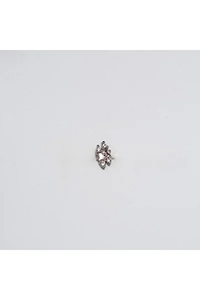 Piercing by Sever Yellow Transparent Stone Model Steel Piercing… Silver/Silver Colored (Tragus Helix Conch Flat)