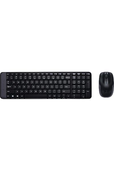 logitech Wireless Combo (Arabic) Desktop (Keyboard and Mouse) Wireless (2.4 GHz RF)for Laptop/Desktop