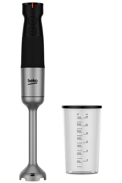 Beko Hba81762bx Vertical Mixer, 1l, 750w, 12 Speed Settings, Silver-black