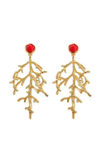 HOSBUTIK Mercan ZA küpe