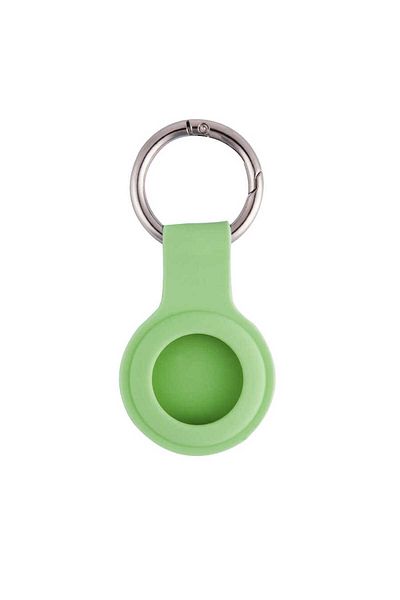 ENSUENO Inc Airtag 01 Compatible Silicone Keychain-Turquoise