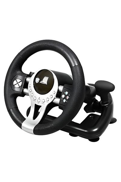 ASA Racing Steering Wheel for PS4/PS3 – 270° Gaming Wheel with Pedals
