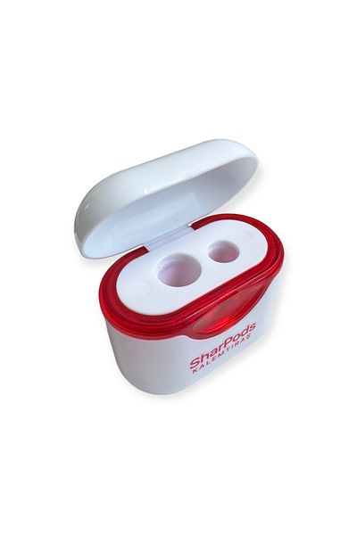Polin Sharpods Pencil Sharpener, 4 Color Options, Dual Blades