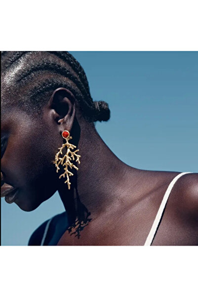 HOSBUTIK Mercan ZA küpe