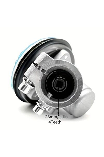 HSGL Motorlu Tırpan Rediktör Kare 28 mm 4T Tırpan Başlık Yedek Parça Aksesuar