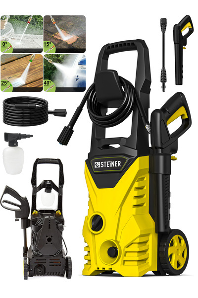 STEİNER 150 Bar Bakır Sargılı Hava Su Soğutmalı Yüksek Basınçlı Bahçe Ve Oto ...