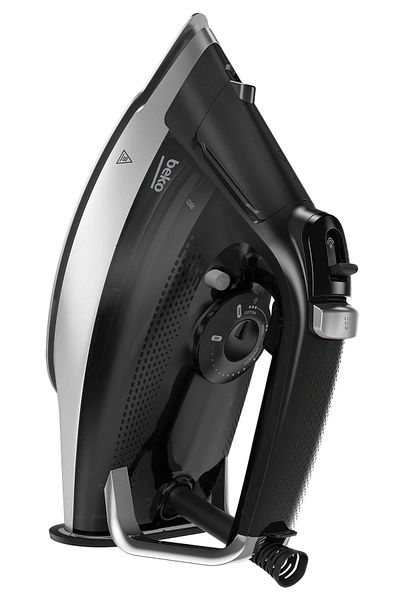 Beko Fier de călcat BEKO SIM5124A, 2600W, 230g/min, 350ml, talpă Soft Glide, negru-argintiu