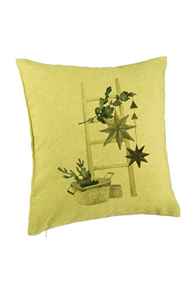 BEKZ Калъфка за възглавници с коледна тематика, 12, 40x40 см, зелена