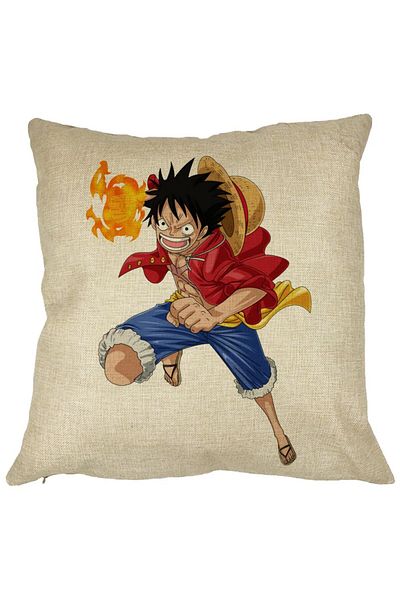 BEKZ Față de pernă cu Luffy din una singură, 40x40 cm
