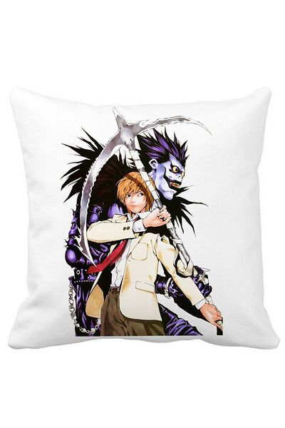 BEKZ Deathnote 1 Pillowcase, 40x40 Cm, White, Matte