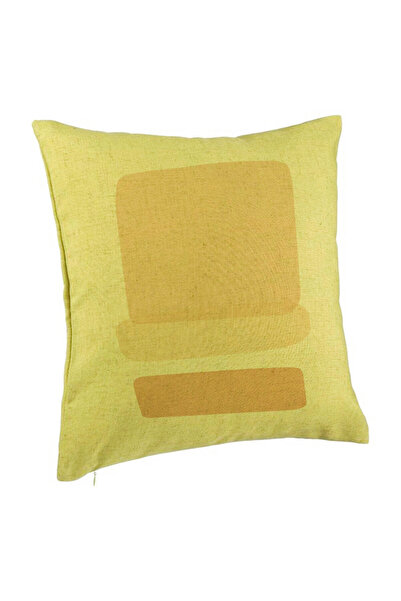 BEKZ Perna Decorativa, Model Abstracta 12, 40x40 cm, Verde, Husa Detasabila, ...