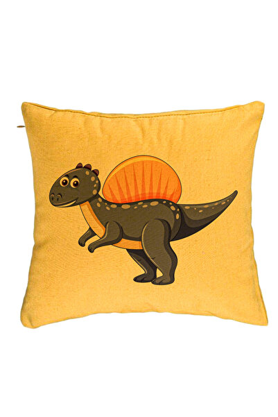 BEKZ Față de pernă, model pentru copii cu dinozauri violet închis, 40x40 cm, ...