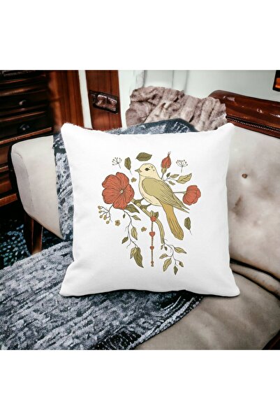 BEKZ Față de pernă pătrată Retro Art, 40x40 cm, albă, mată