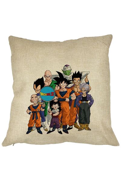 BEKZ Față de pernă cu personaje Dragonball 2, 40x40 cm