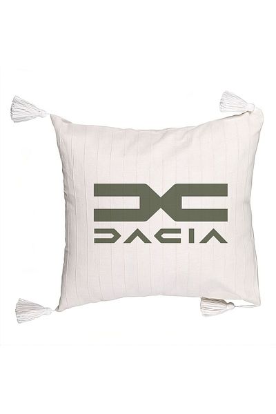BEKZ Decorative Pillow with Fringes, Dacia, 45×45 cm, With zipper