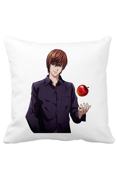 BEKZ Death Note Sv Pillowcase, 40x40 Cm, White, Matte
